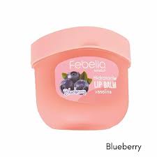 Lip Balm vaselina 100% hidratante - Febella Blueberry
