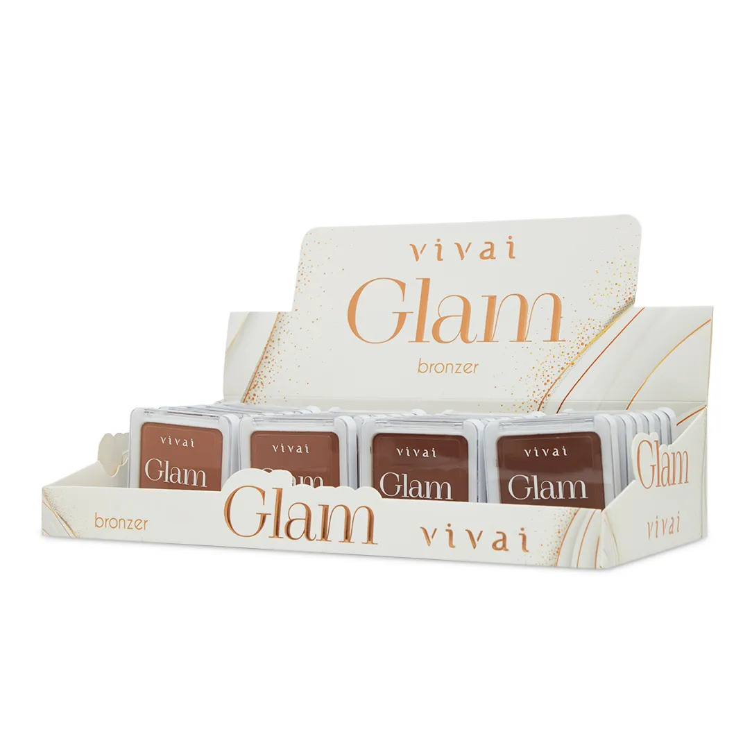 🟤 Bronzer Glam - Vivai cor 01 - Imagem 2